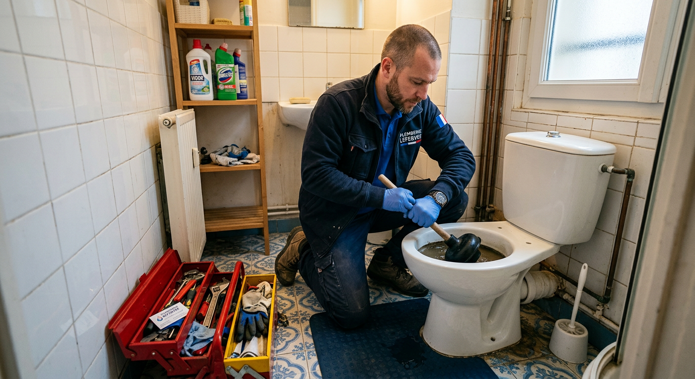 Débouchage WC en urgence par un plombier à Saint-Germain-en-Laye